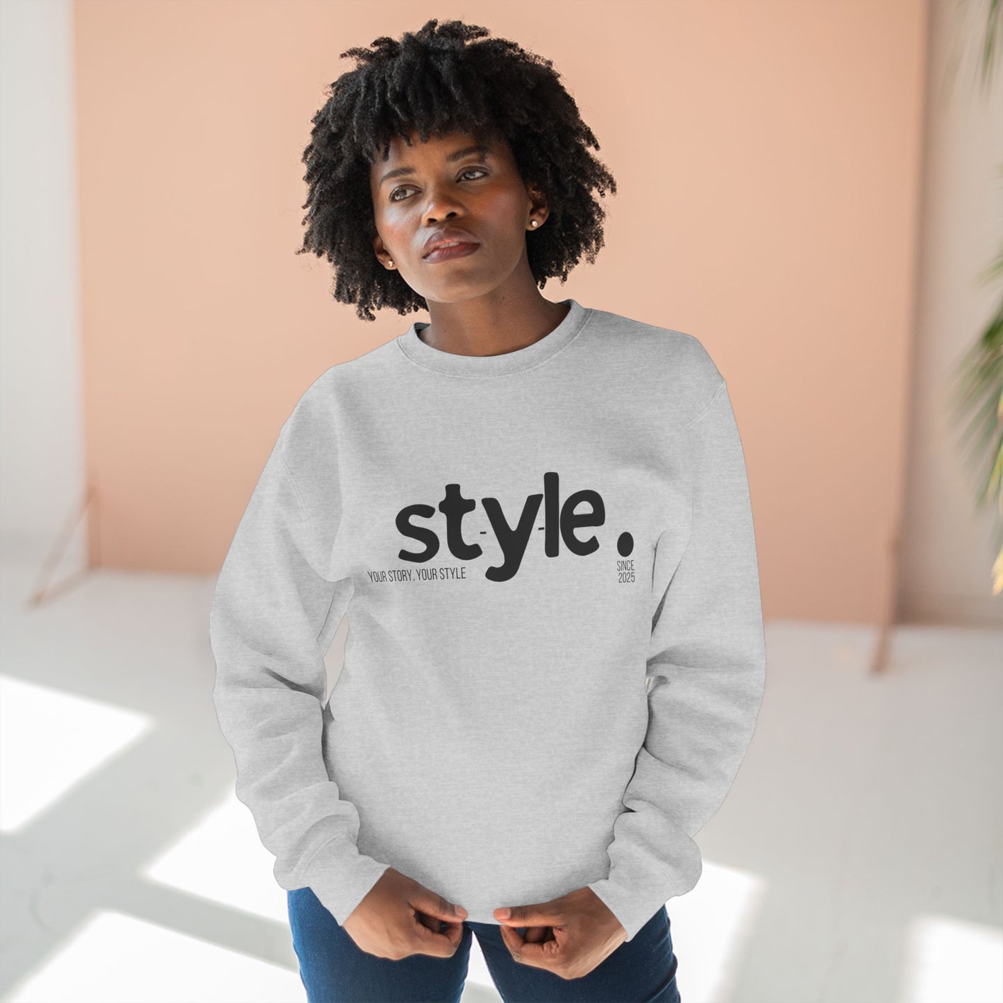 Stylish Unisex Crewneck Sweatshirt Trendy Cozy Casual Fashion