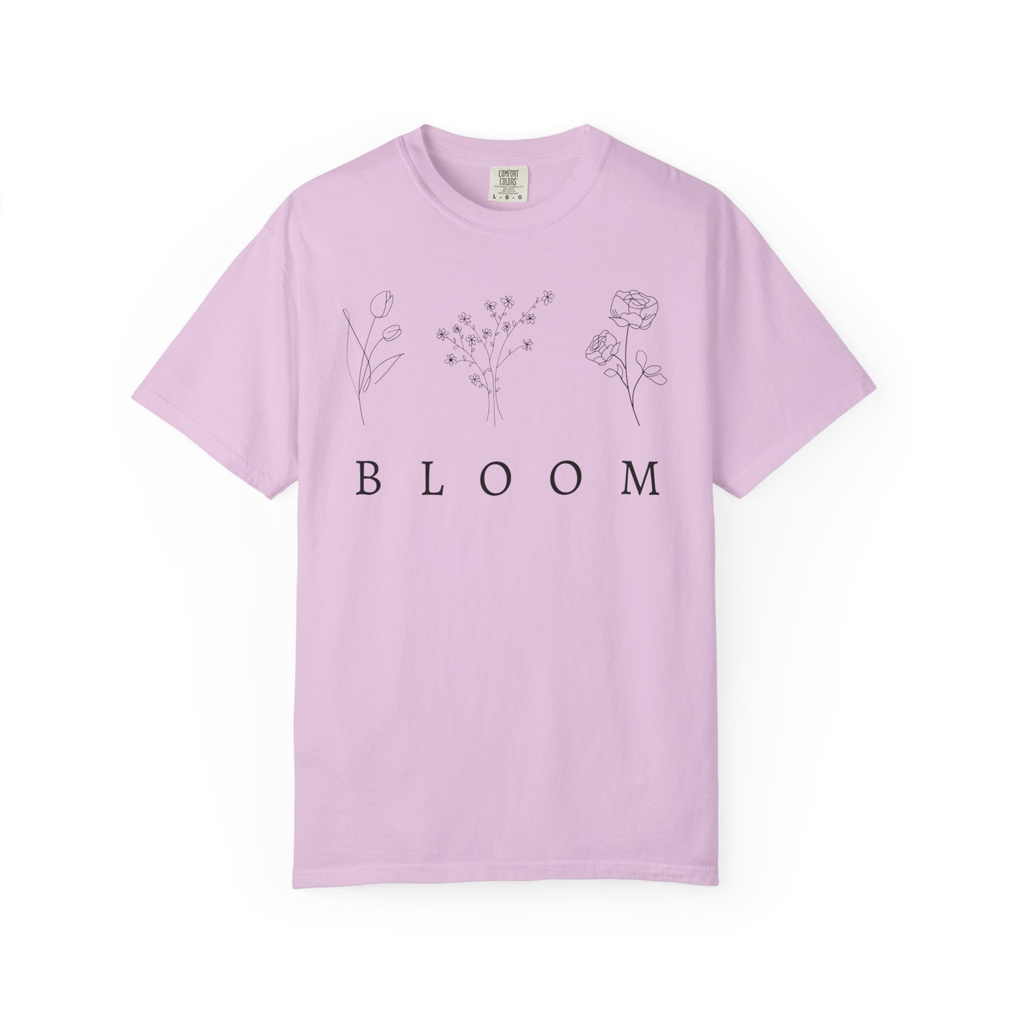 Bloom Floral Unisex T-Shirt Nature-Inspired Motivational Tee for Spring Fashion & Casual Wear