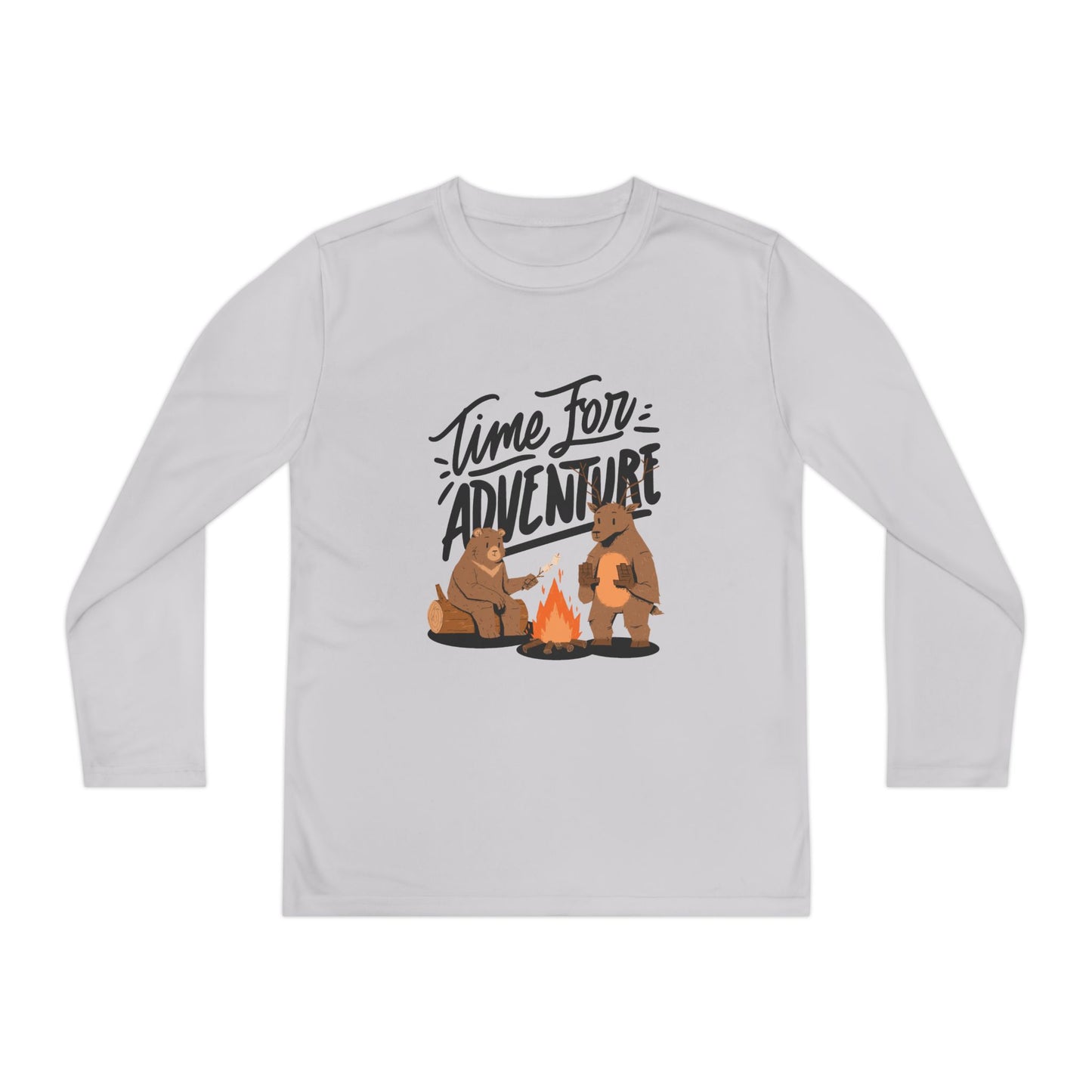 Adventure Youth Long Sleeve Tee Kids Camping Outdoor Summer Shirt