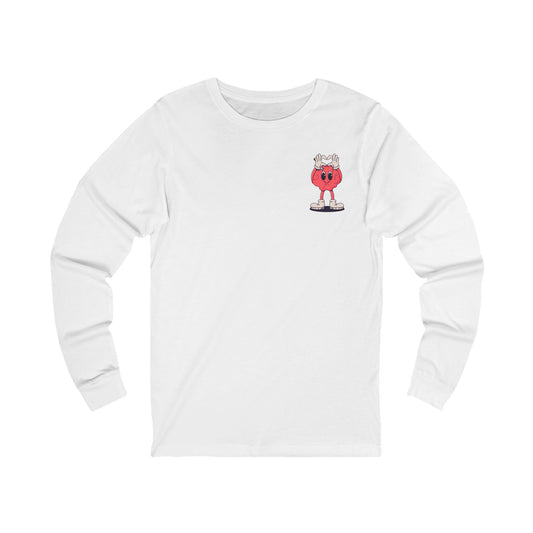 Clever Graphic Unisex Long Sleeve Tee Motivational, Casual