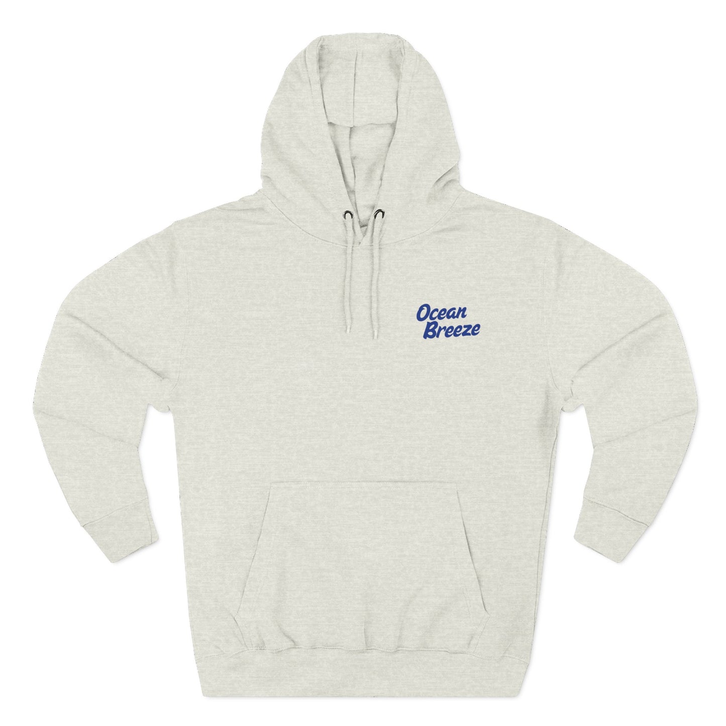 Ocean Breeze Fleece Hoodie Coastal Summer Travel Gift Outfit