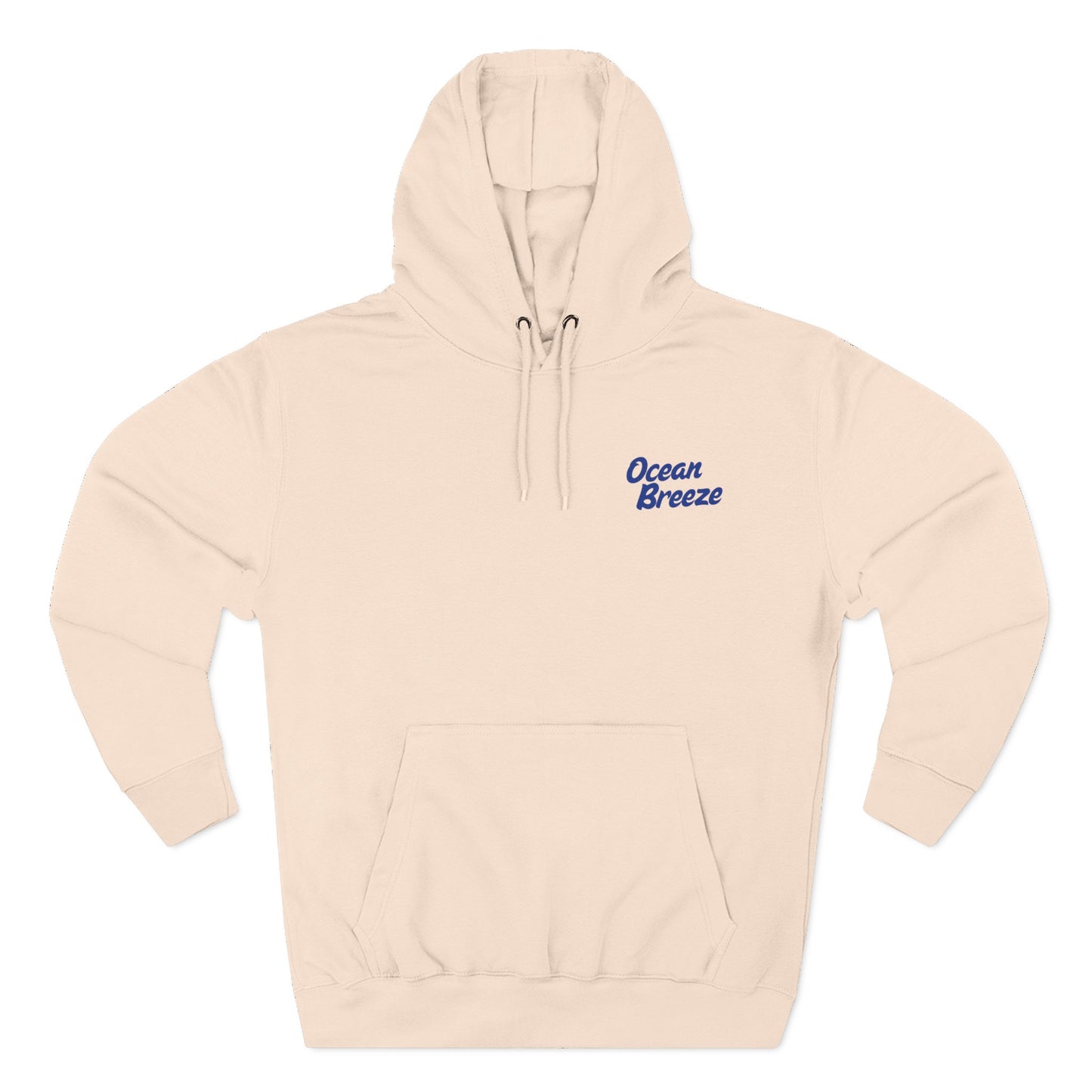 Ocean Breeze Fleece Hoodie Coastal Summer Travel Gift Outfit