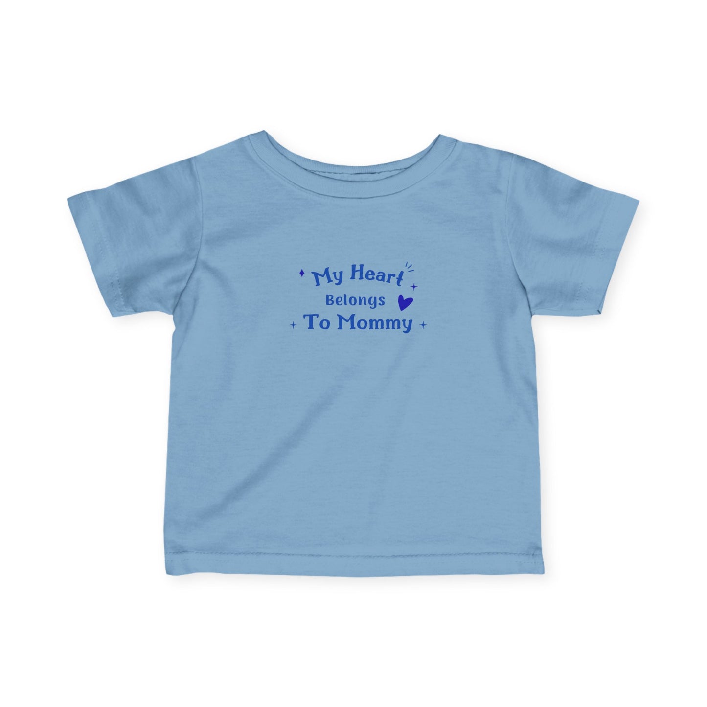 Mommy’s Heart Infant Tee Cute Baby T Shirt Shower Gift Apparel