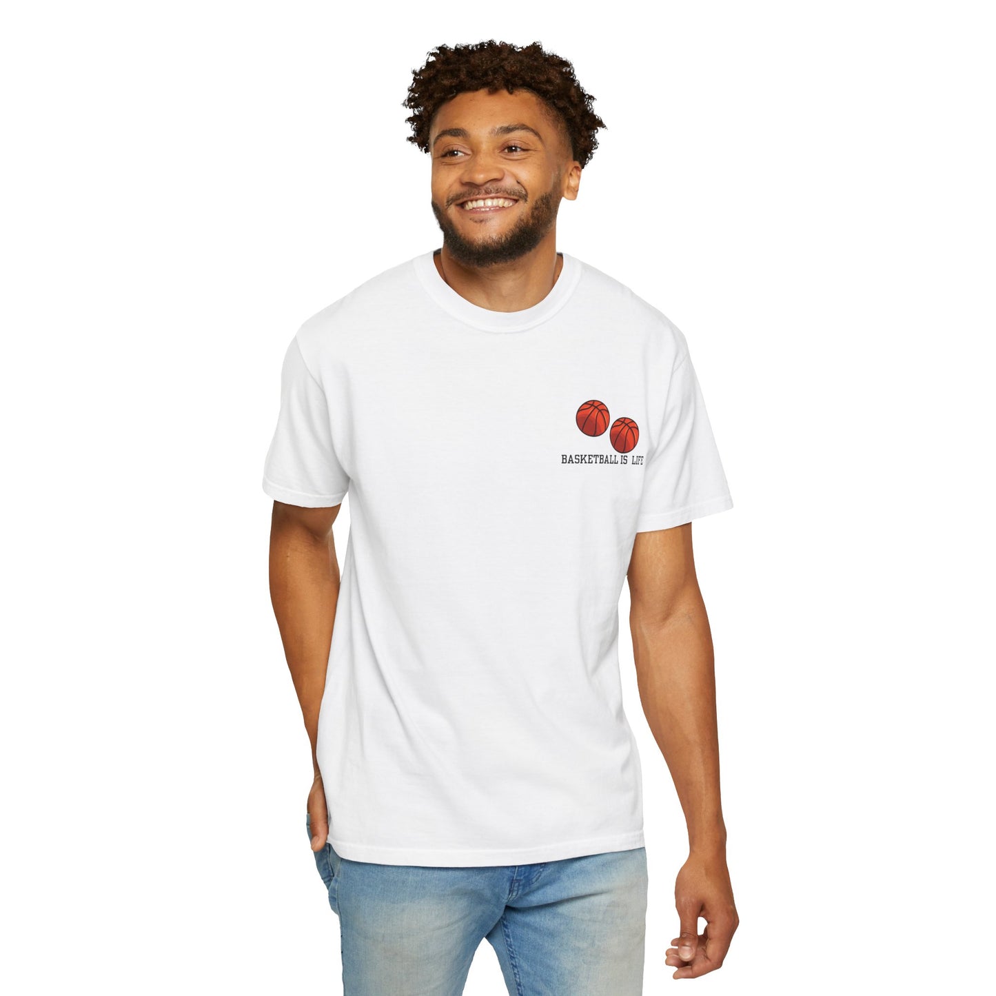 Basketball Life Unisex Tee Casual Everyday Shirt for Athletes