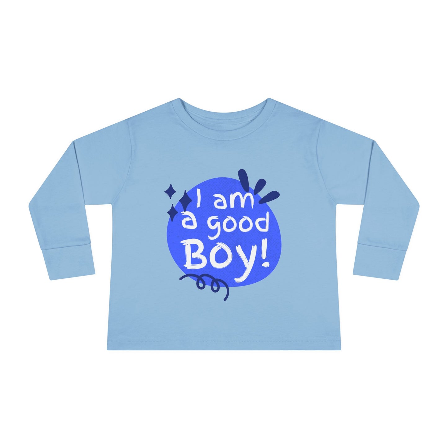 Playful Toddler Long Sleeve Tee I Am A Good Boy Kids Shirt