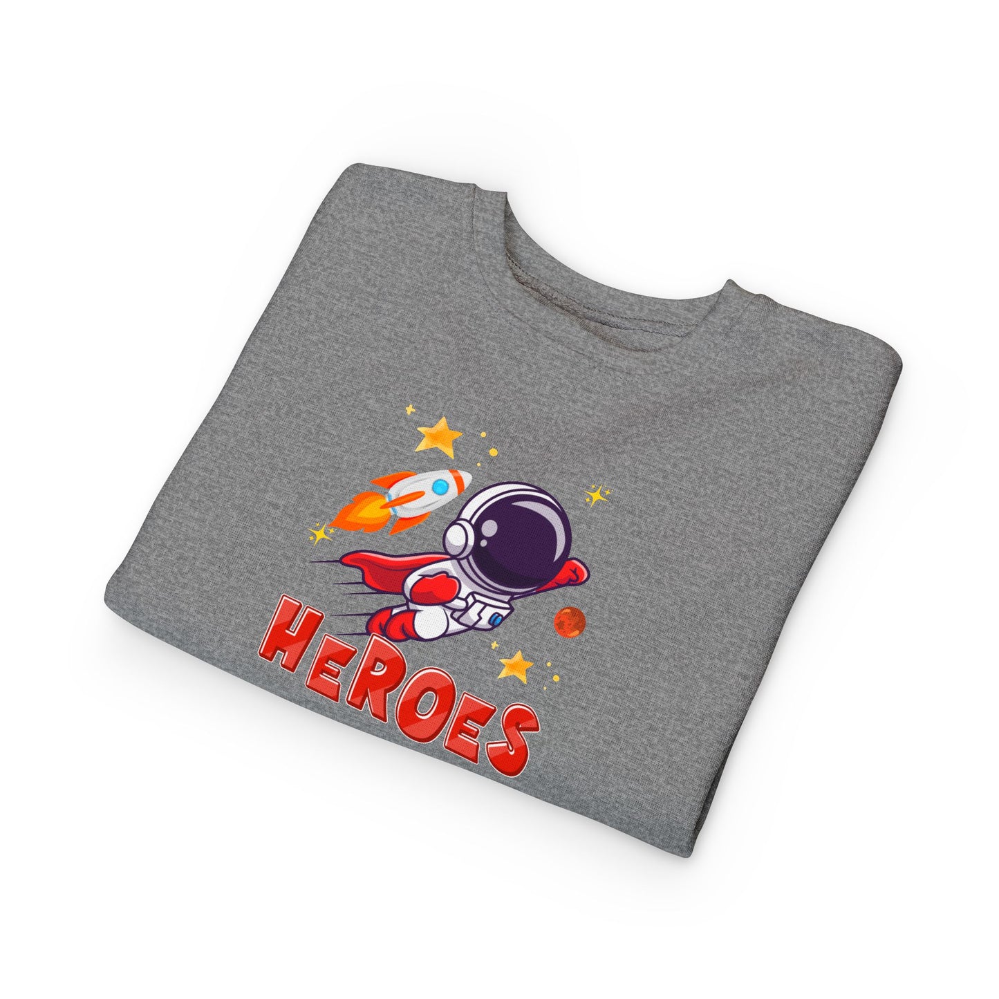 Toddler Astronaut Heroes Sweatshirt Cozy Space Themed Kids Outfit