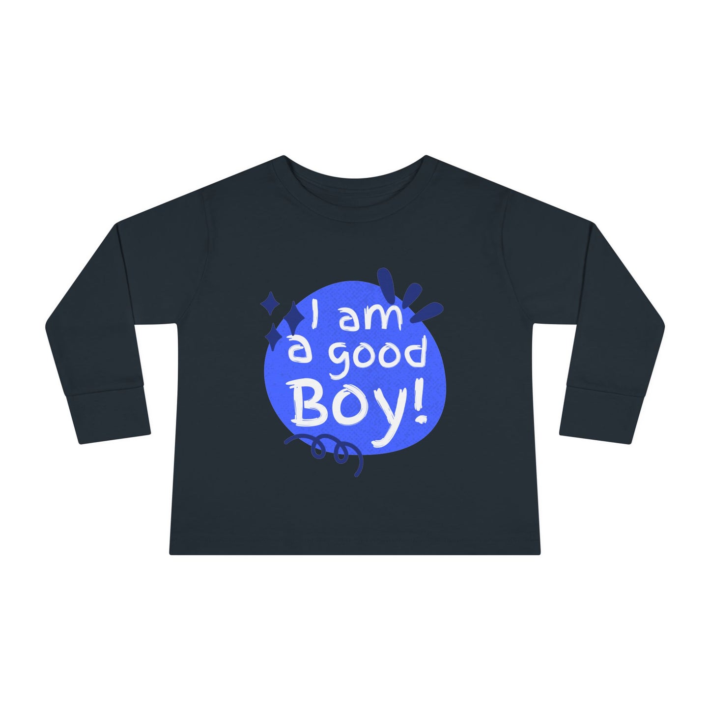 Playful Toddler Long Sleeve Tee I Am A Good Boy Kids Shirt