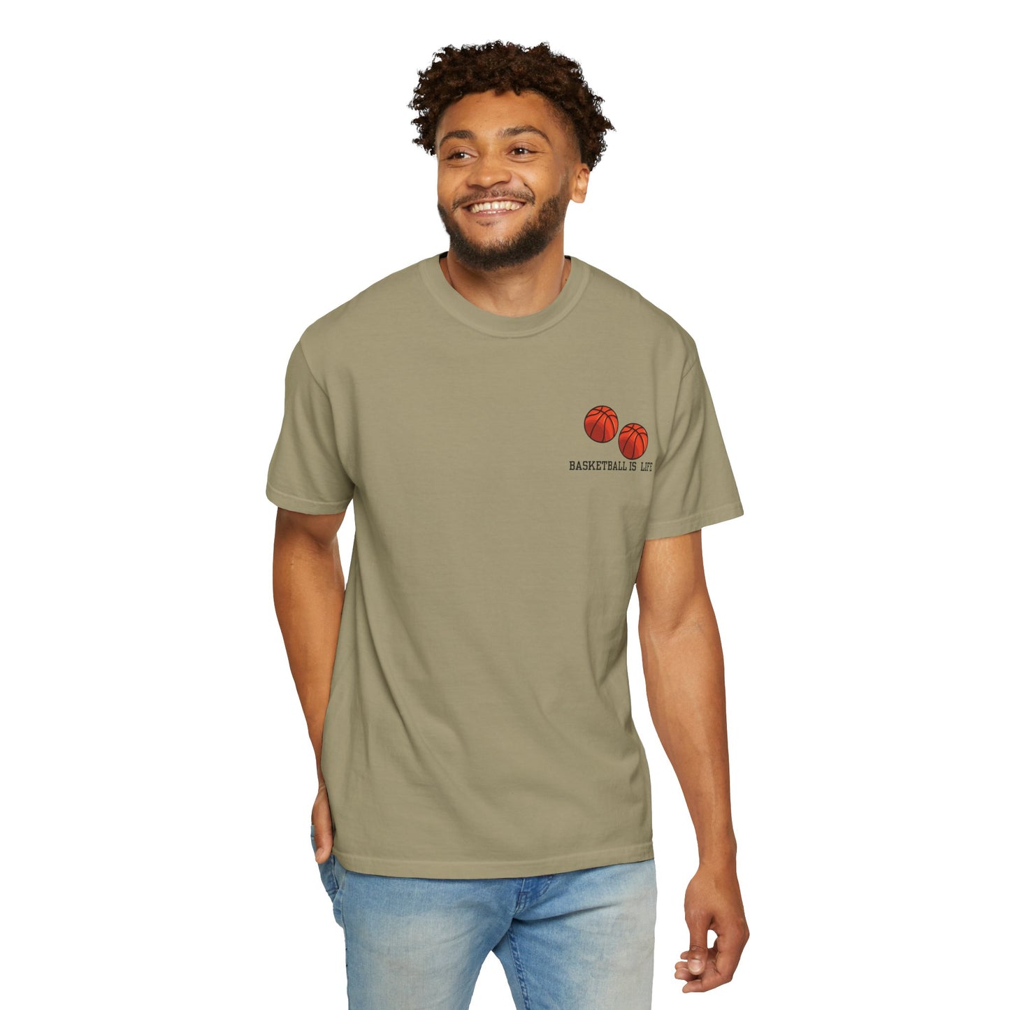 Basketball Life Unisex Tee Casual Everyday Shirt for Athletes