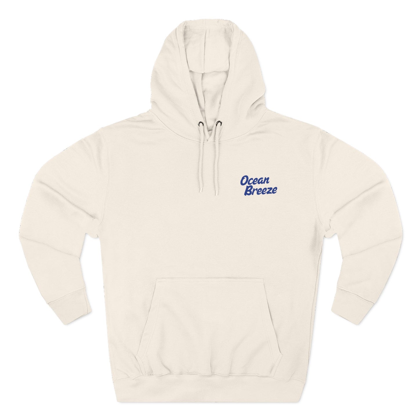 Ocean Breeze Fleece Hoodie Coastal Summer Travel Gift Outfit