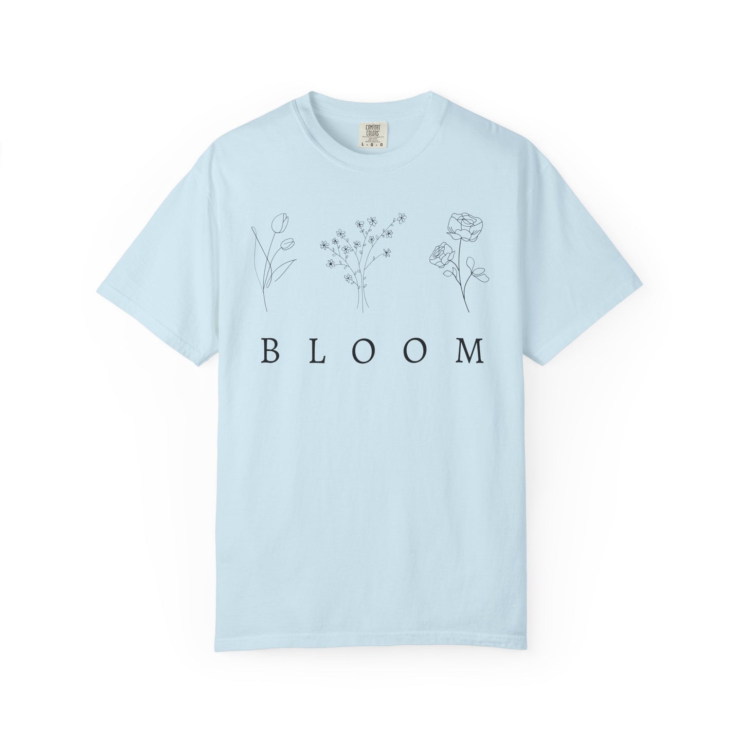 Bloom Floral Unisex T-Shirt Nature-Inspired Motivational Tee for Spring Fashion & Casual Wear