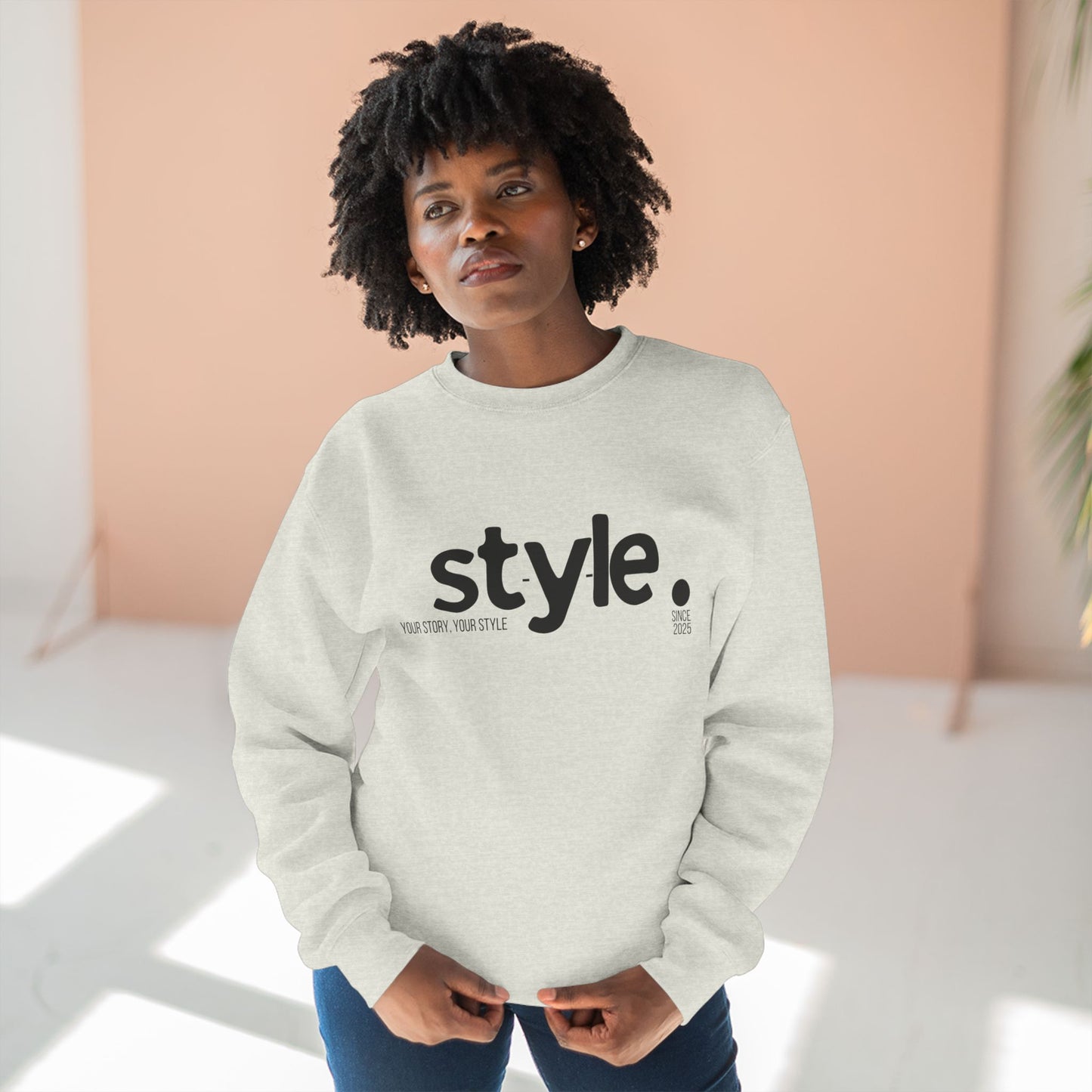 Stylish Unisex Crewneck Sweatshirt Trendy Cozy Casual Fashion