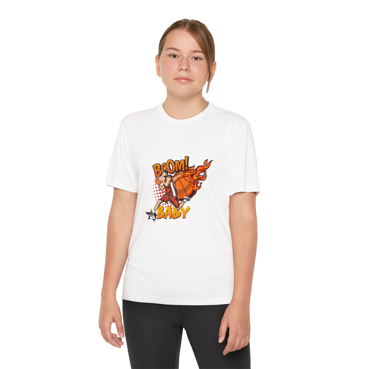 Youth Competitive Sports Tee Fun Athletic Team Spirit Casual Wear