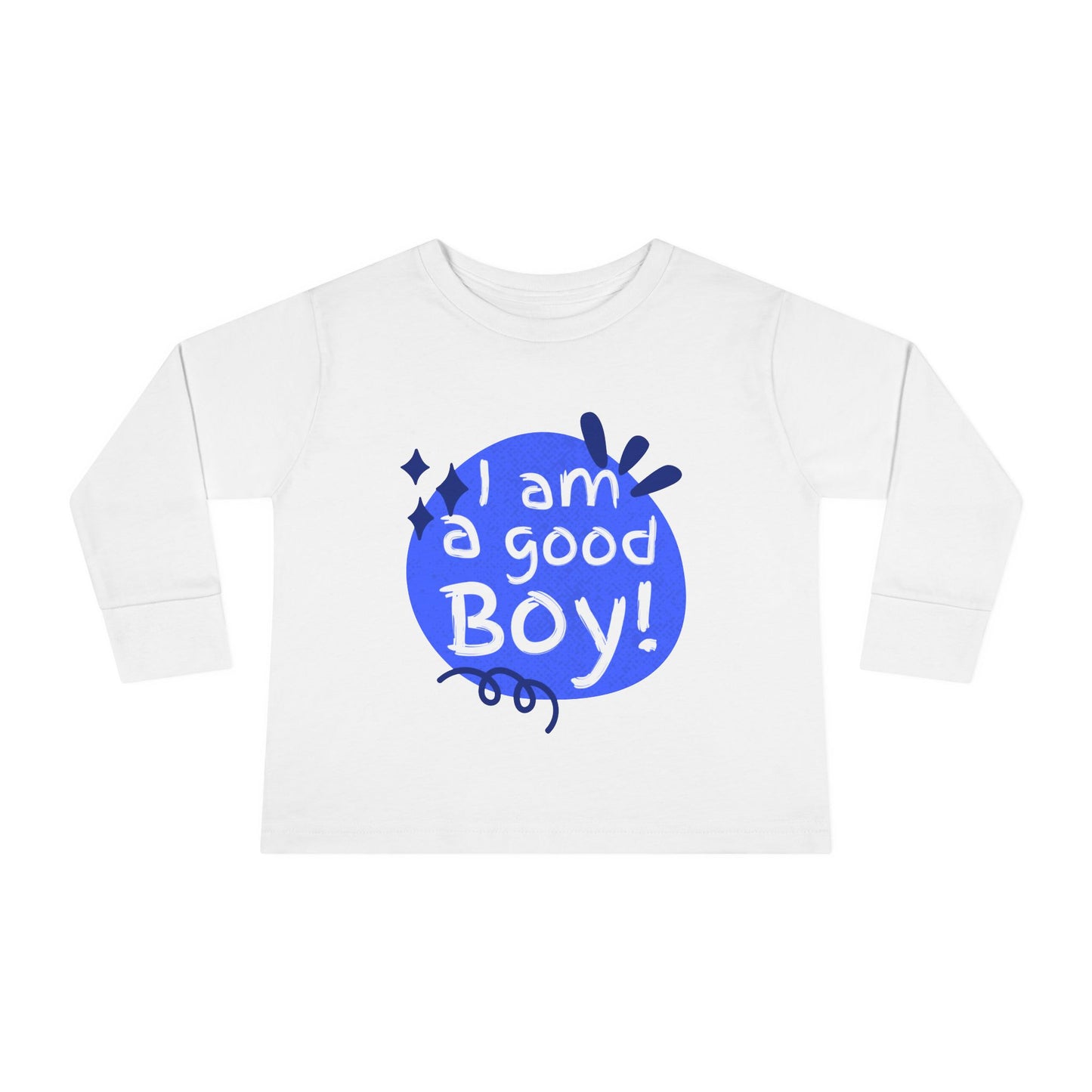 Playful Toddler Long Sleeve Tee I Am A Good Boy Kids Shirt
