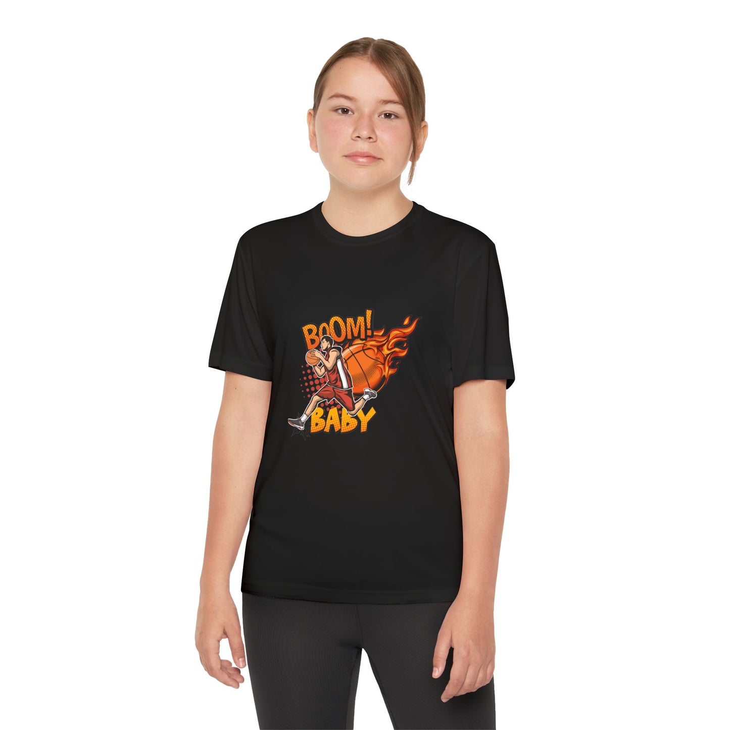 Youth Competitive Sports Tee Fun Athletic Team Spirit Casual Wear