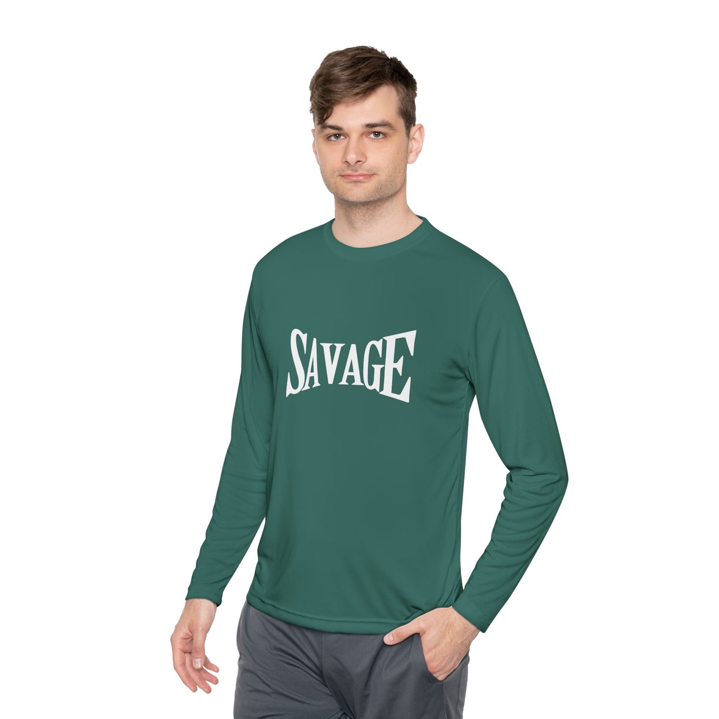 Savage Unisex Lightweight Long Sleeve Tee Casual Streetwear & Trendy