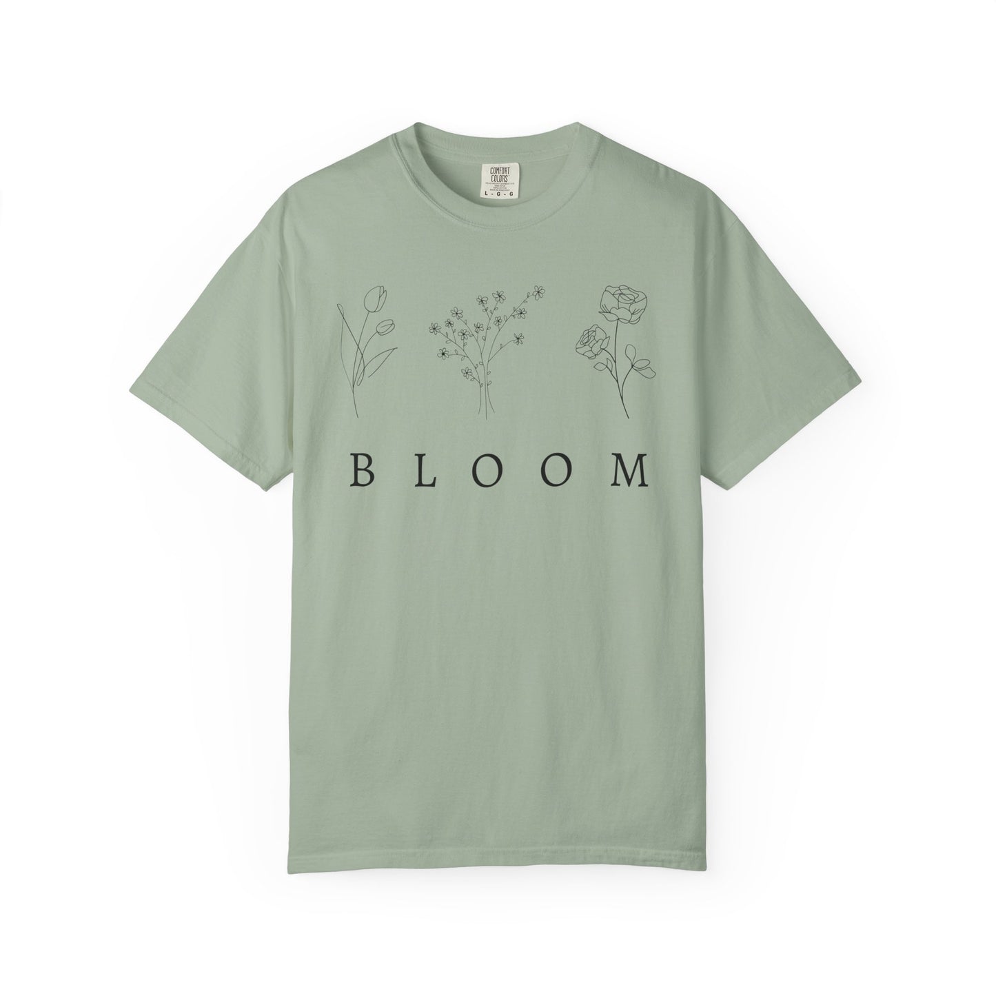 Bloom Floral Unisex T-Shirt Nature-Inspired Motivational Tee for Spring Fashion & Casual Wear