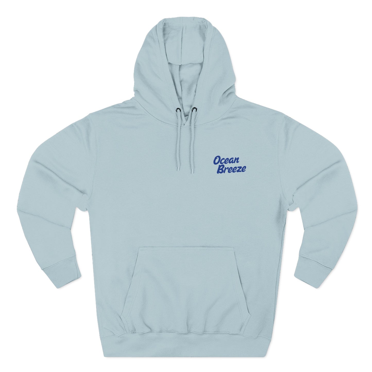 Ocean Breeze Fleece Hoodie Coastal Summer Travel Gift Outfit