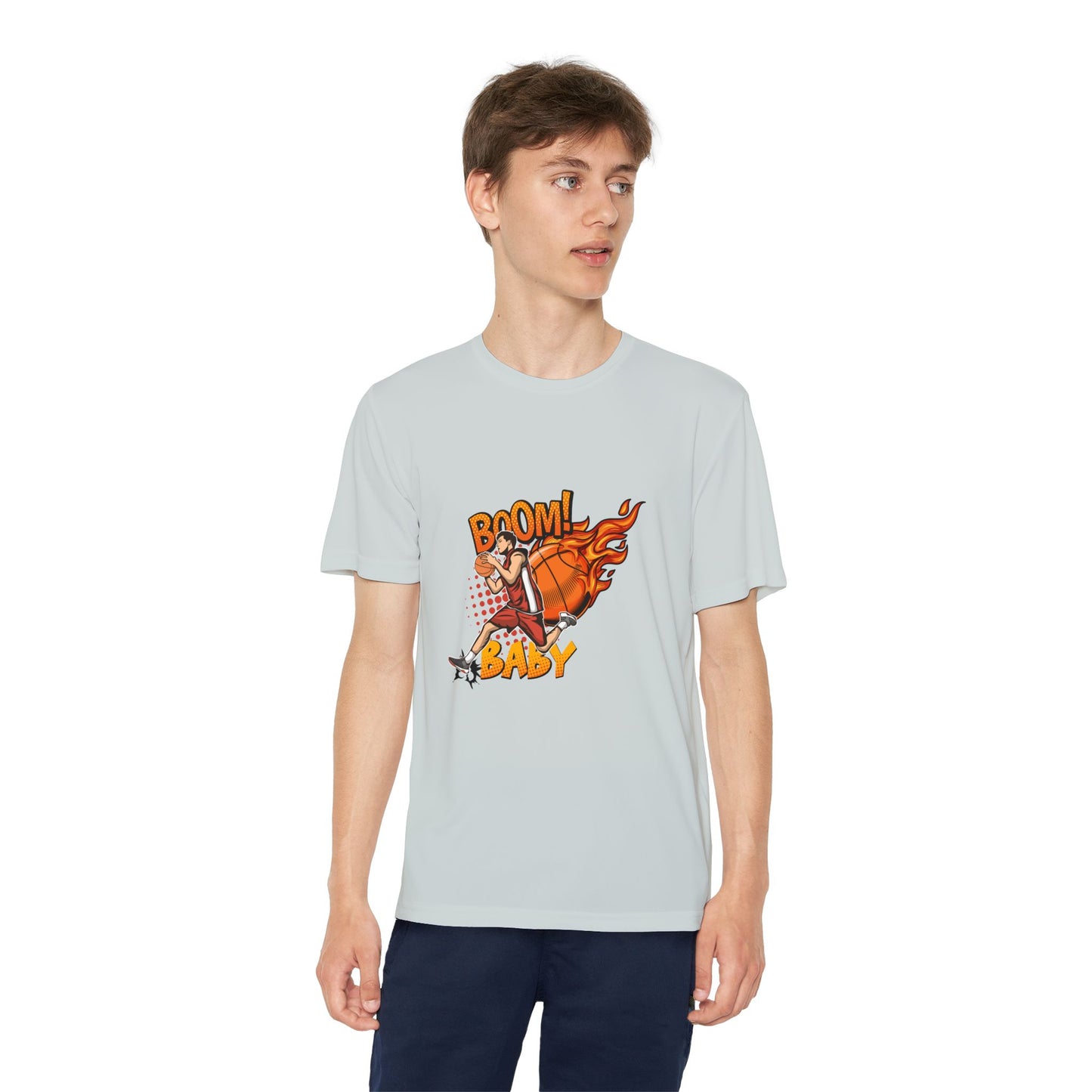 Youth Competitive Sports Tee Fun Athletic Team Spirit Casual Wear