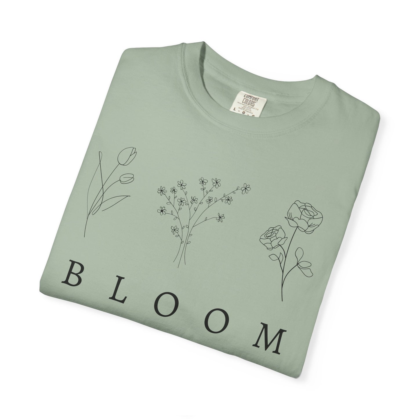Bloom Floral Unisex T-Shirt Nature-Inspired Motivational Tee for Spring Fashion & Casual Wear