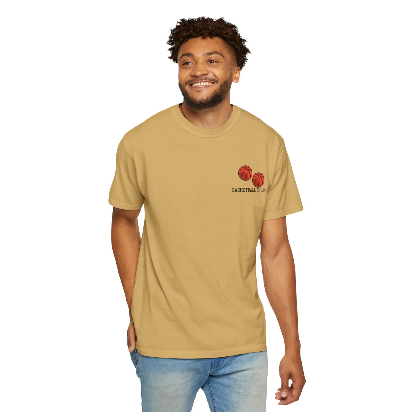 Basketball Life Unisex Tee Casual Everyday Shirt for Athletes