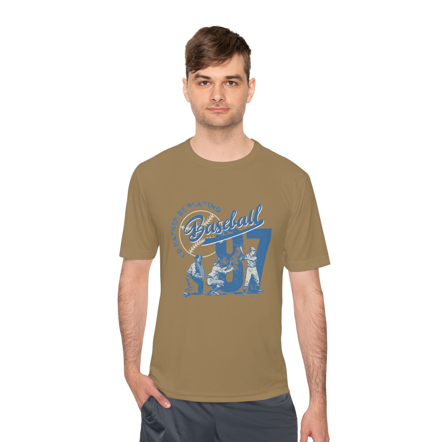 Vintage Baseball Unisex Tee Soft Summer Shirt for Sports
