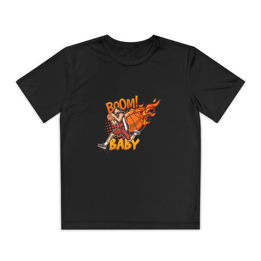 Youth Competitive Sports Tee Fun Athletic Team Spirit Casual Wear