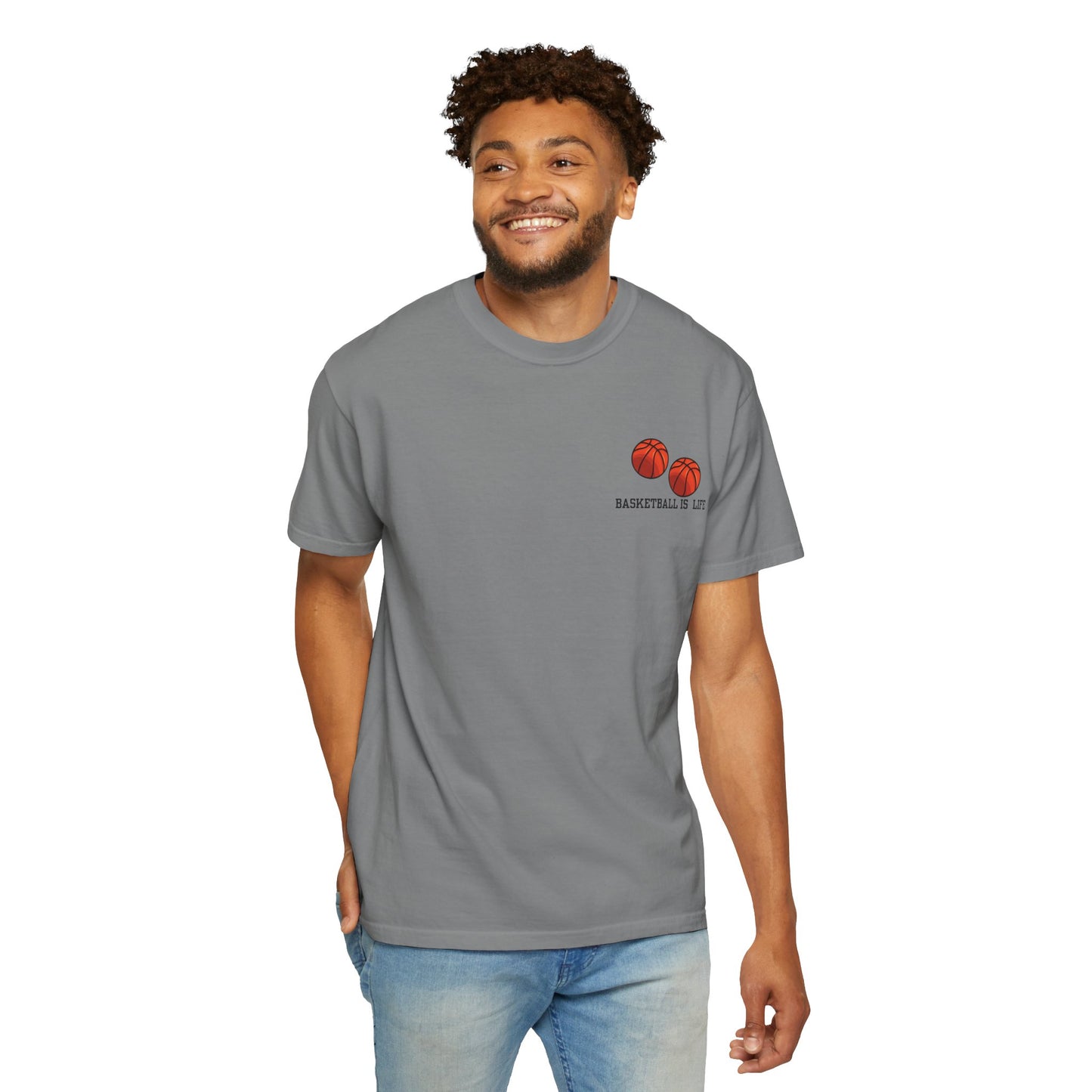 Basketball Life Unisex Tee Casual Everyday Shirt for Athletes