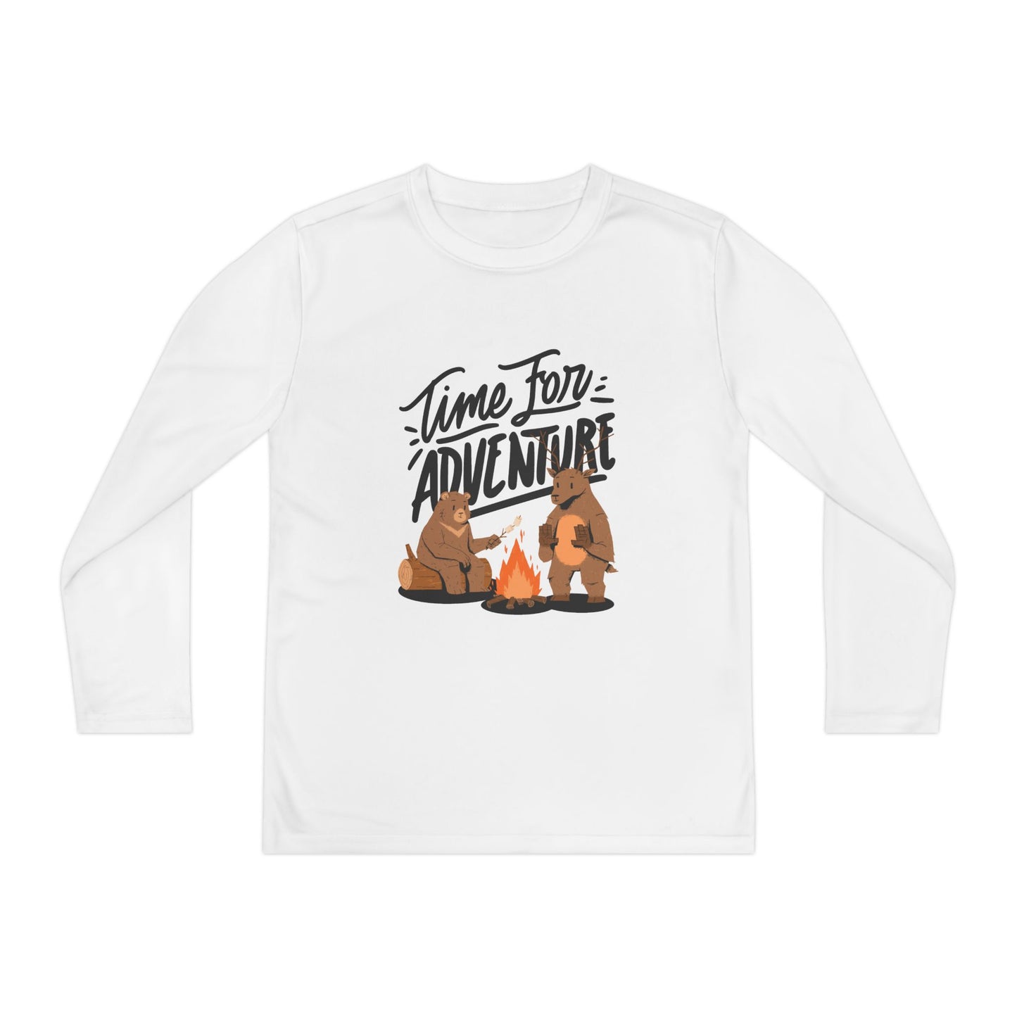 Adventure Youth Long Sleeve Tee Kids Camping Outdoor Summer Shirt