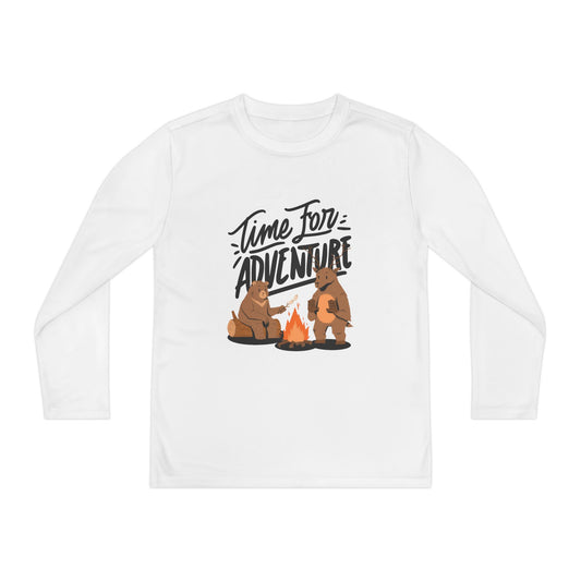 Adventure Youth Long Sleeve Tee Kids Camping Outdoor Summer Shirt