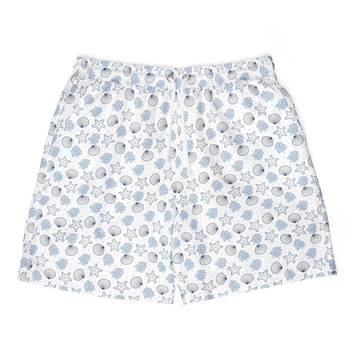 Unisex Swim Shorts Trendy Patterned Beachwear for Summer, Vacations & Pool Parties
