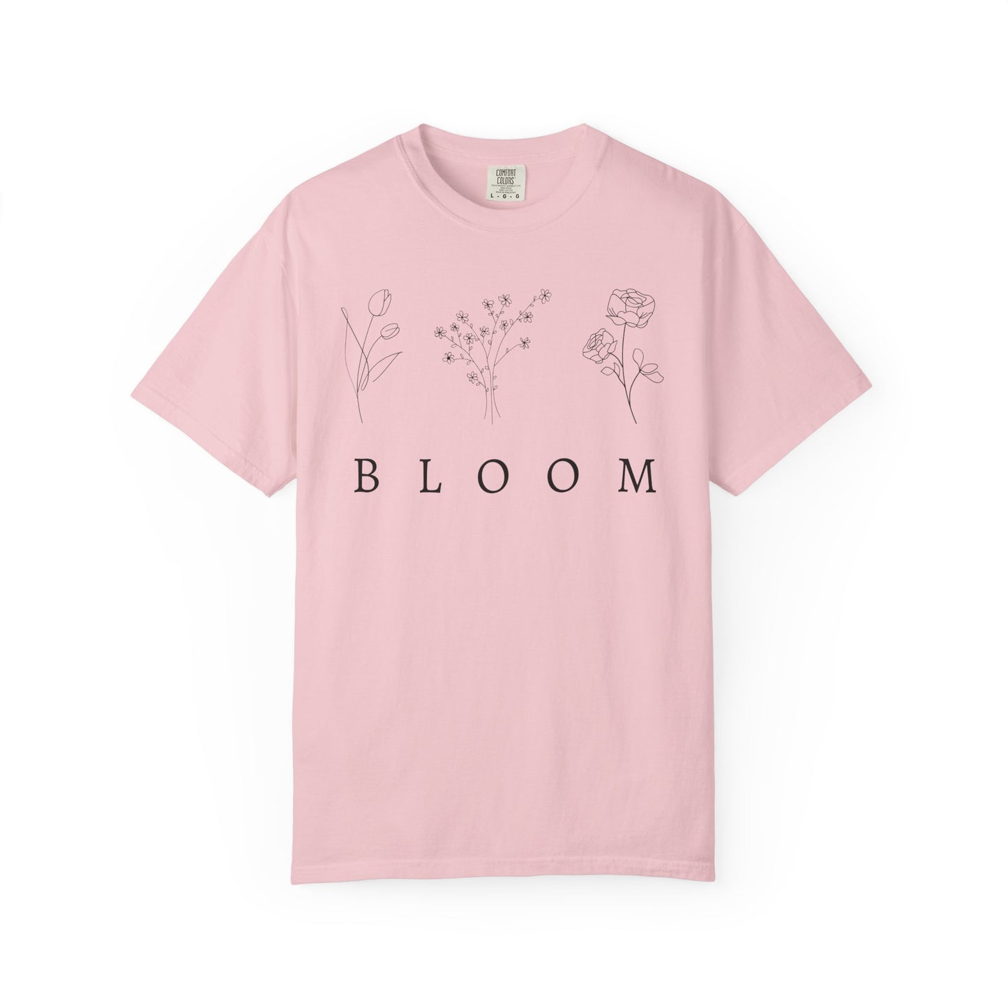 Bloom Floral Unisex T-Shirt Nature-Inspired Motivational Tee for Spring Fashion & Casual Wear