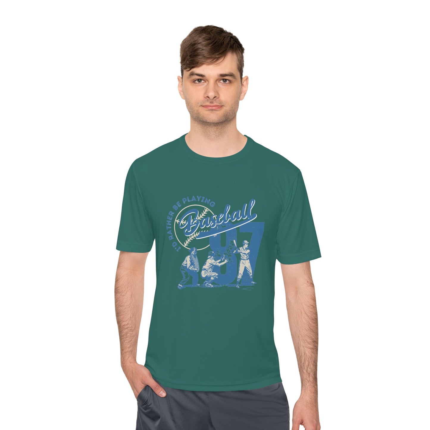 Vintage Baseball Unisex Tee Soft Summer Shirt for Sports
