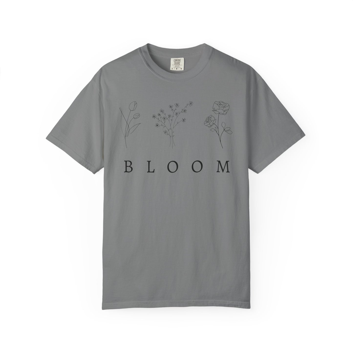 Bloom Floral Unisex T-Shirt Nature-Inspired Motivational Tee for Spring Fashion & Casual Wear