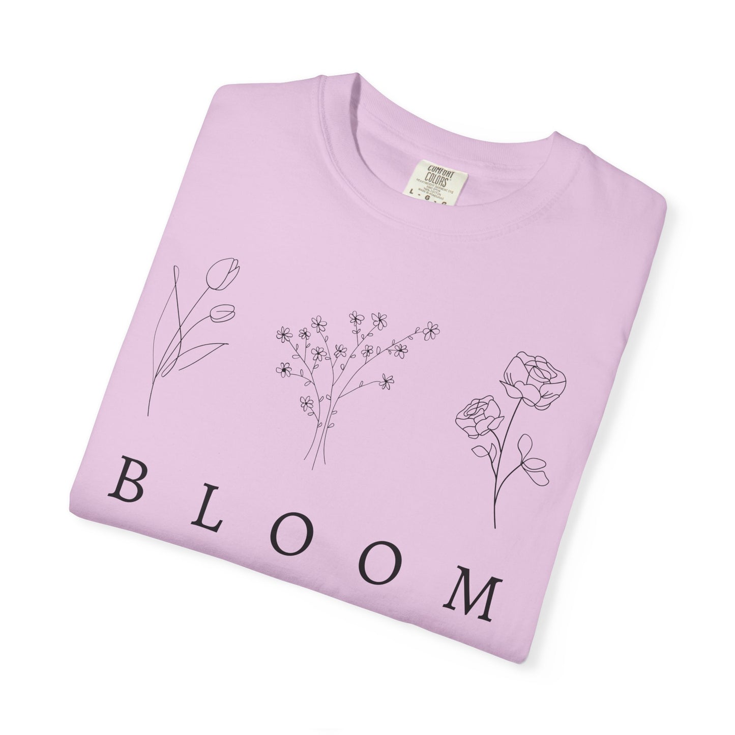 Bloom Floral Unisex T-Shirt Nature-Inspired Motivational Tee for Spring Fashion & Casual Wear