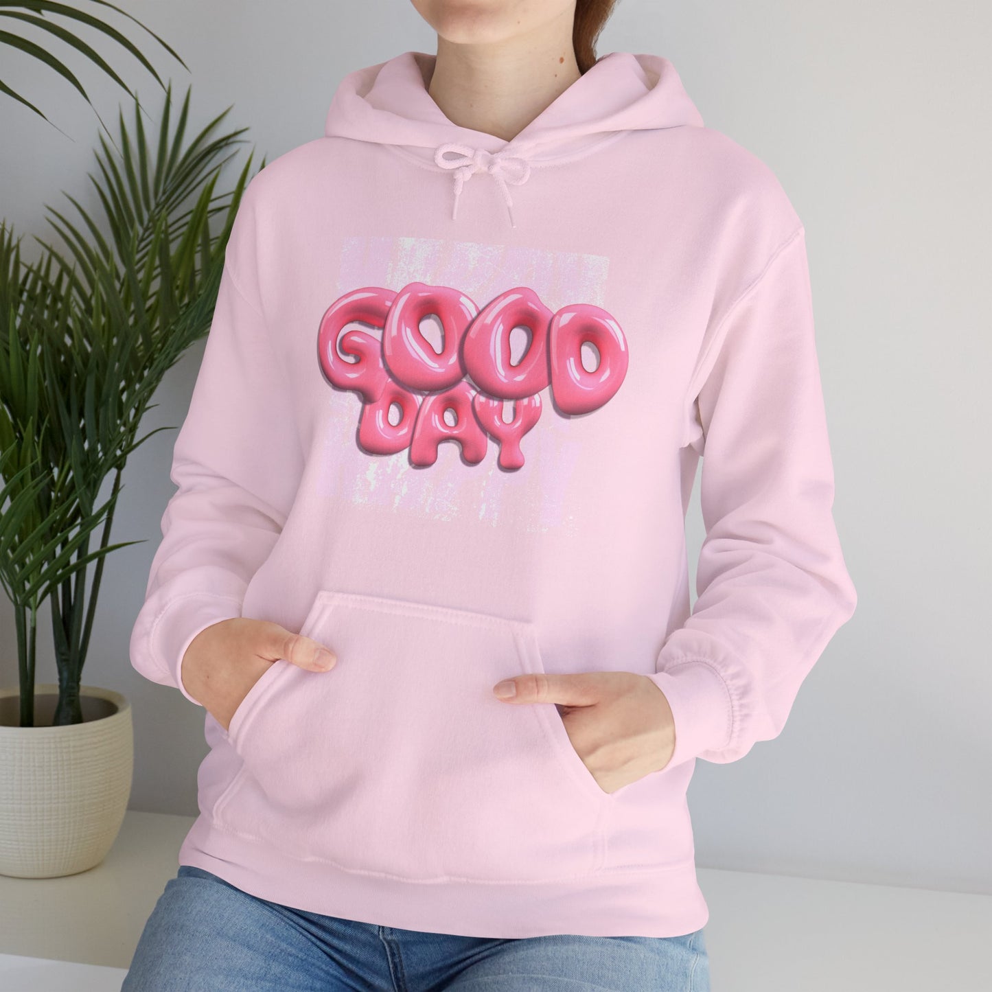 Happy Good Day Hoodie – Cozy Unisex Sweatshirt, Casual Trendy Wear