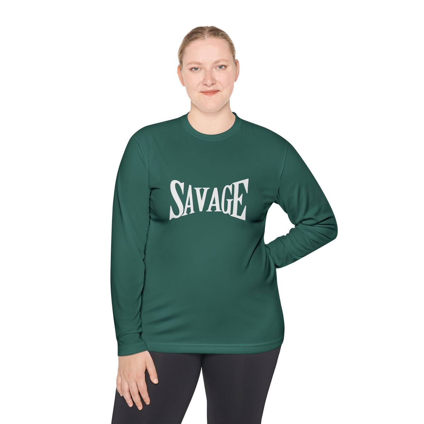 Savage Unisex Lightweight Long Sleeve Tee Casual Streetwear & Trendy