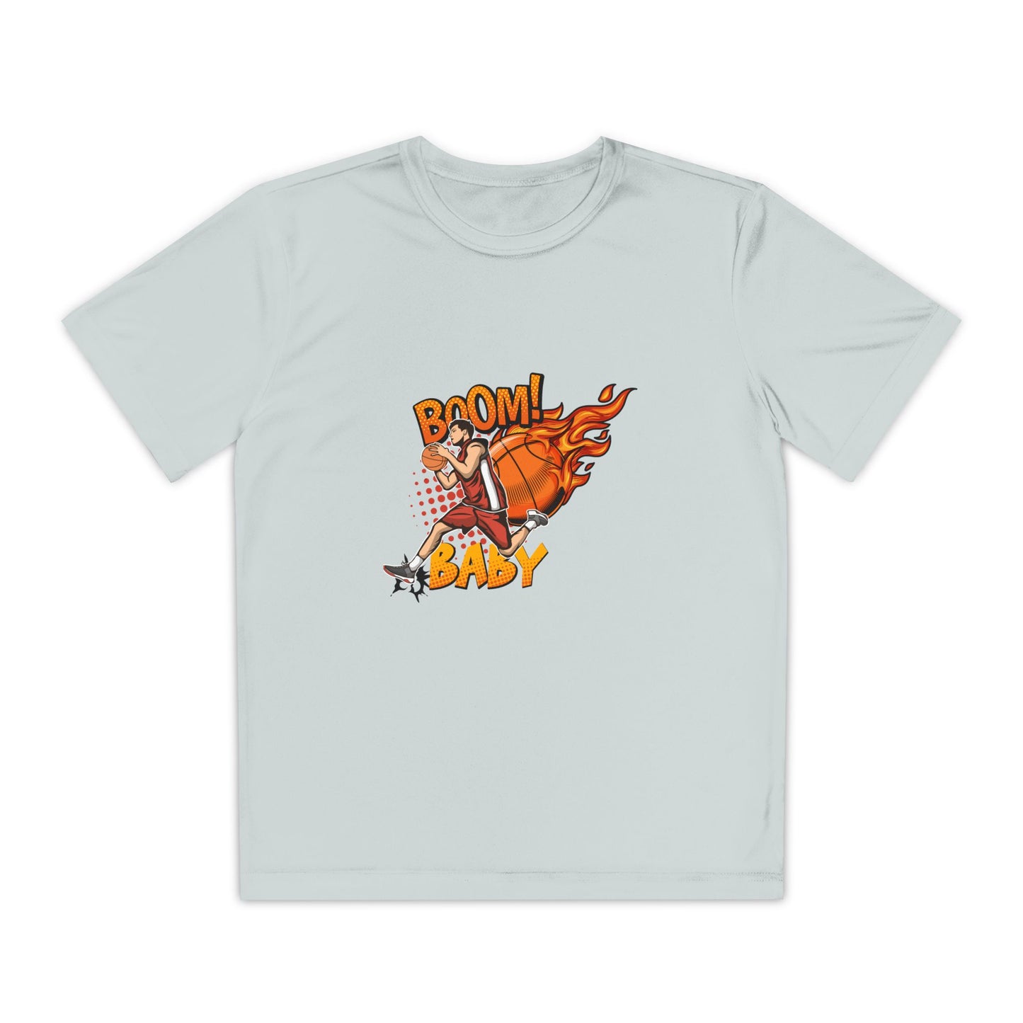 Youth Competitive Sports Tee Fun Athletic Team Spirit Casual Wear