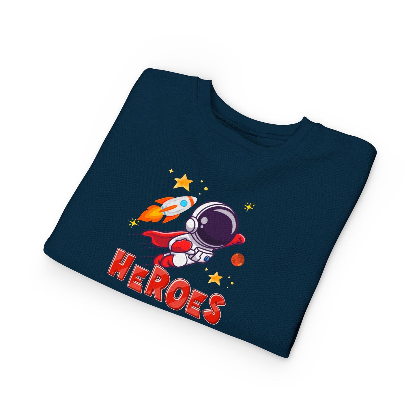 Toddler Astronaut Heroes Sweatshirt Cozy Space Themed Kids Outfit
