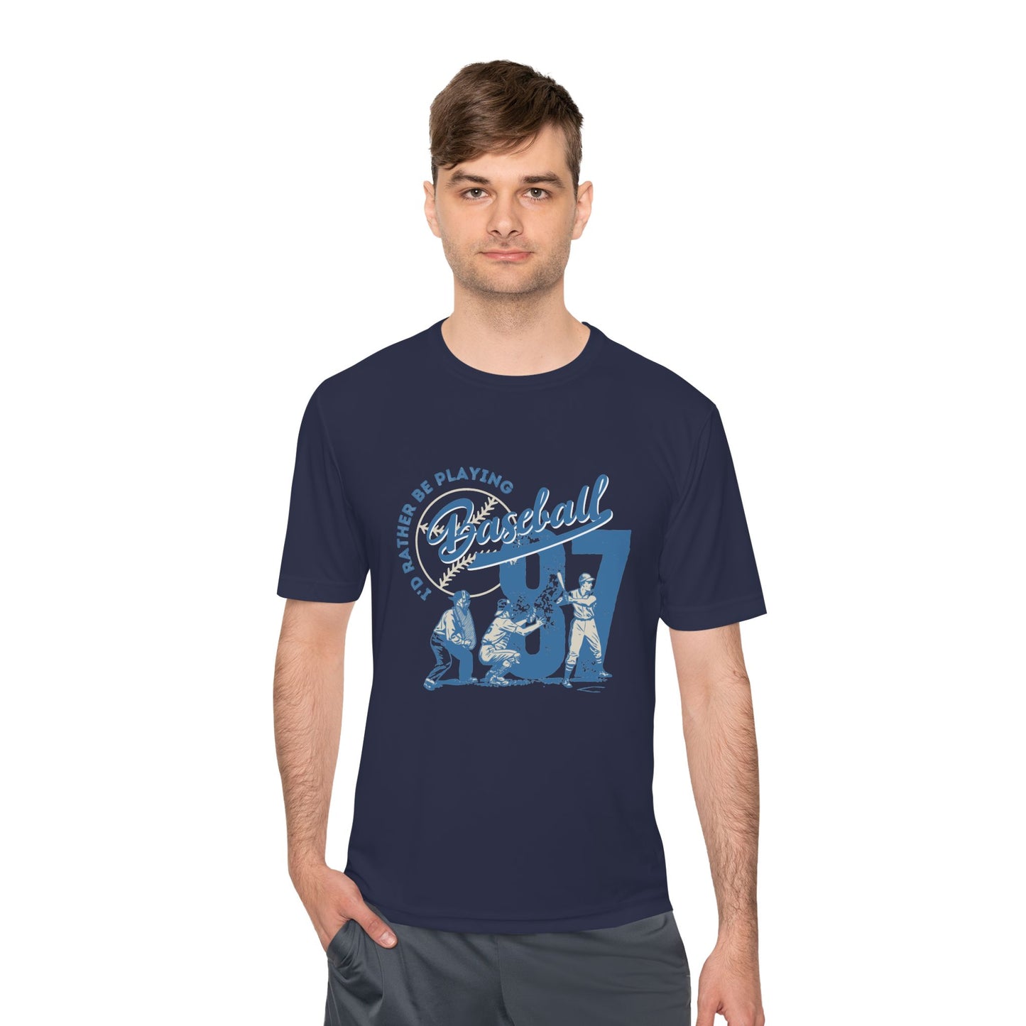 Vintage Baseball Unisex Tee Soft Summer Shirt for Sports
