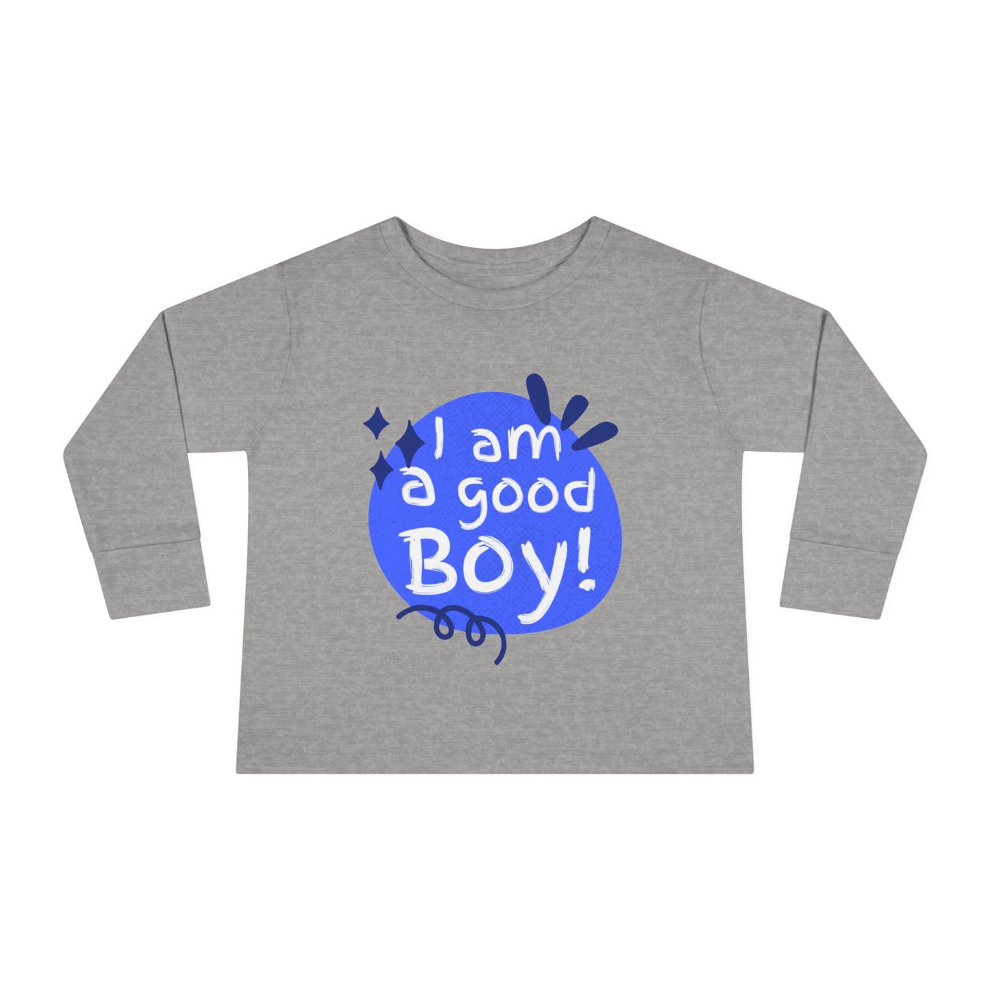 Playful Toddler Long Sleeve Tee I Am A Good Boy Kids Shirt