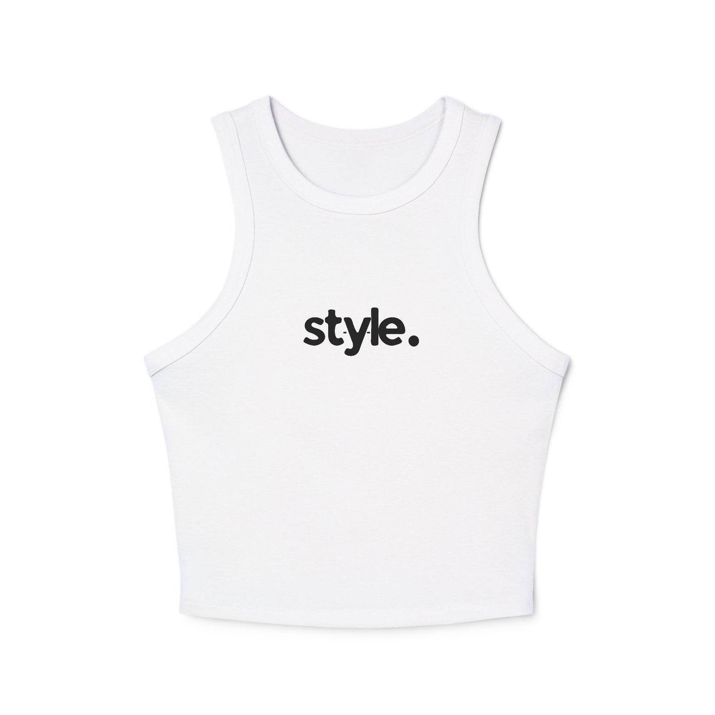 Stylish Women’s Micro Rib Racer Tank – Casual, Summer Fashion & Workout Top