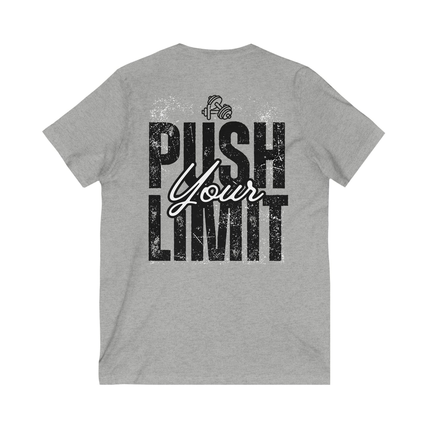 Fitness Motivation V-Neck Tee | Gym & Workout Activewear