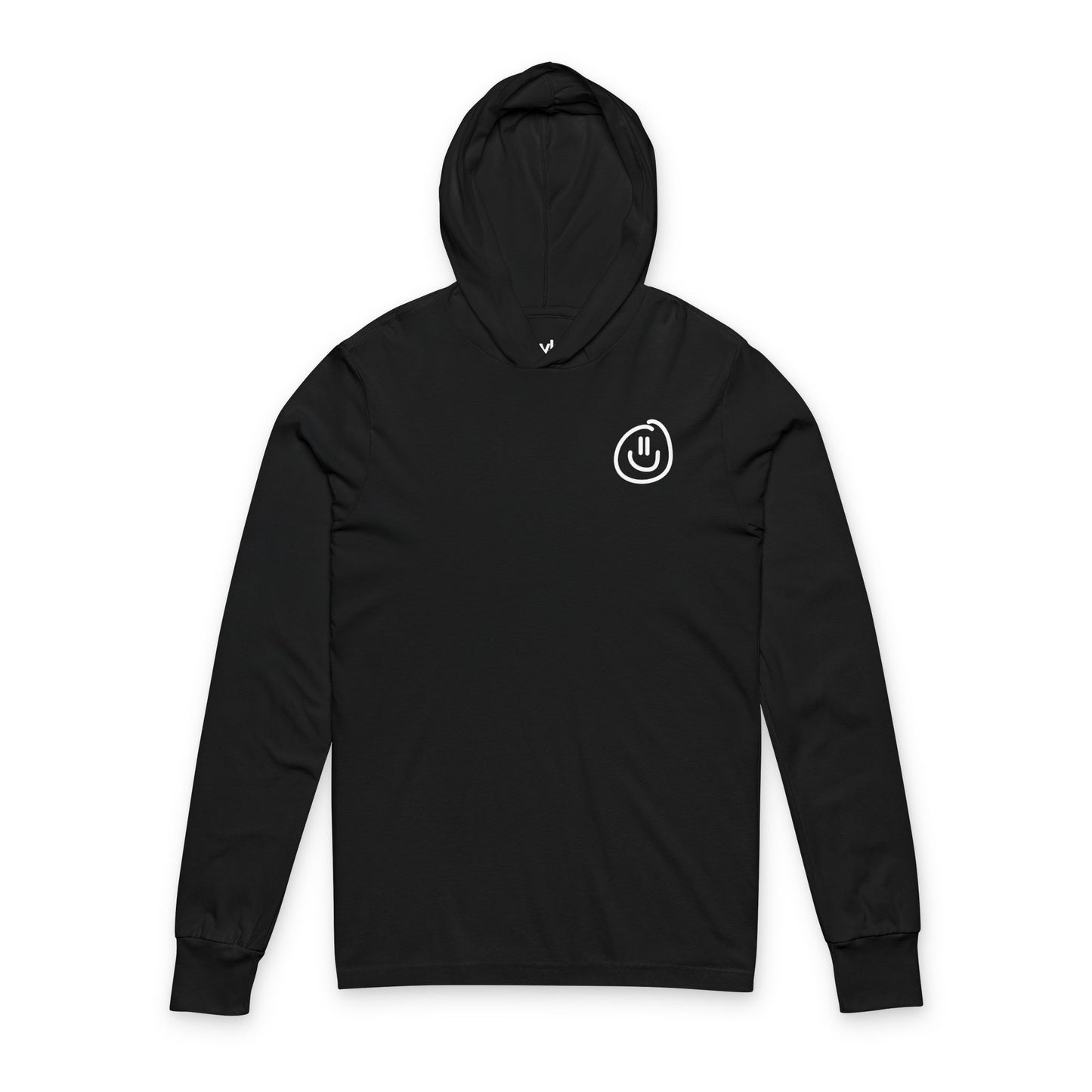 Happy Vibes Unisex Hooded Tee Cozy Casual Wear & Everyday