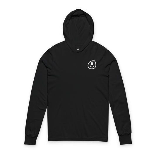 Happy Vibes Unisex Hooded Tee Cozy Casual Wear & Everyday