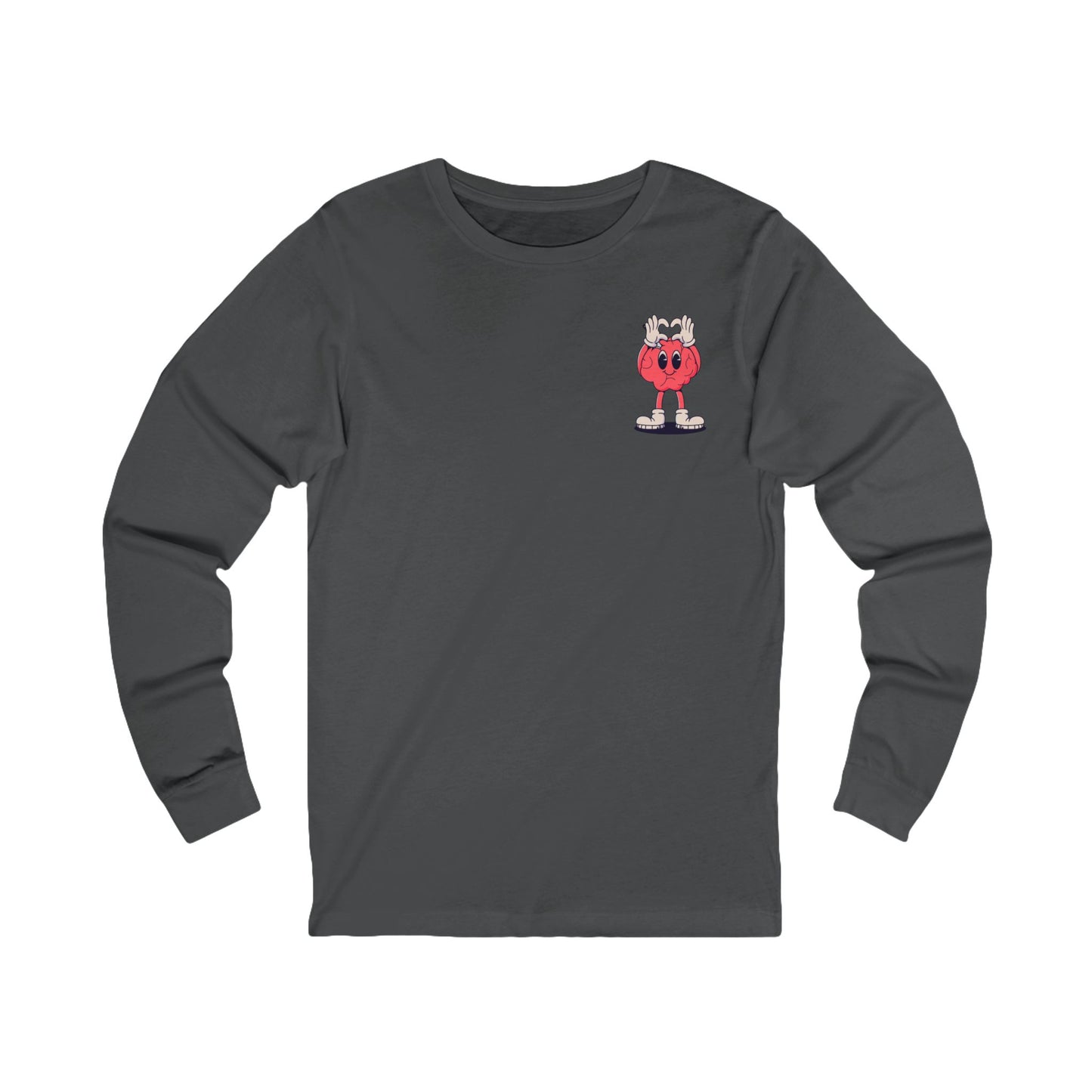 Clever Graphic Unisex Long Sleeve Tee Motivational, Casual