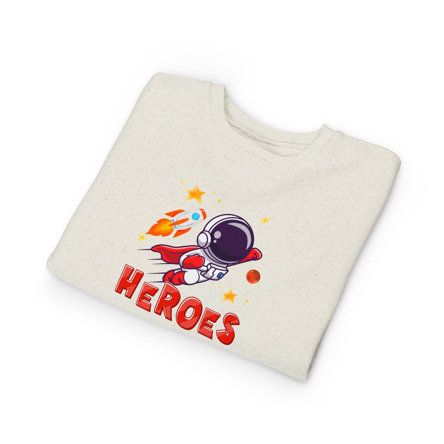 Toddler Astronaut Heroes Sweatshirt Cozy Space Themed Kids Outfit