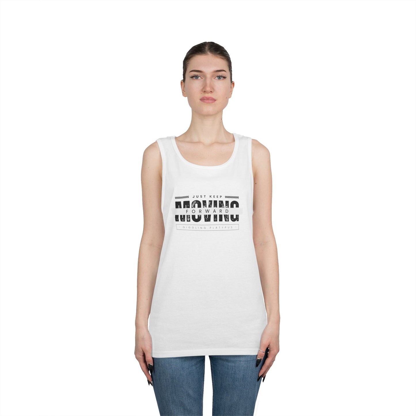 Unisex Heavy Cotton Tank Top Fitness, Casual Wear & Outdoor Activities