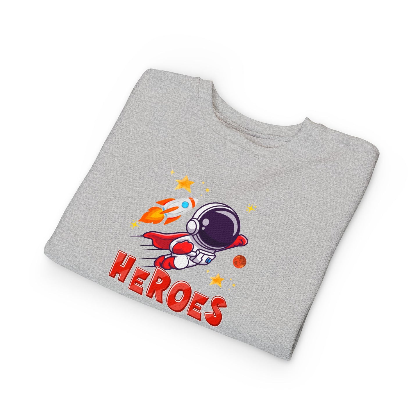 Toddler Astronaut Heroes Sweatshirt Cozy Space Themed Kids Outfit