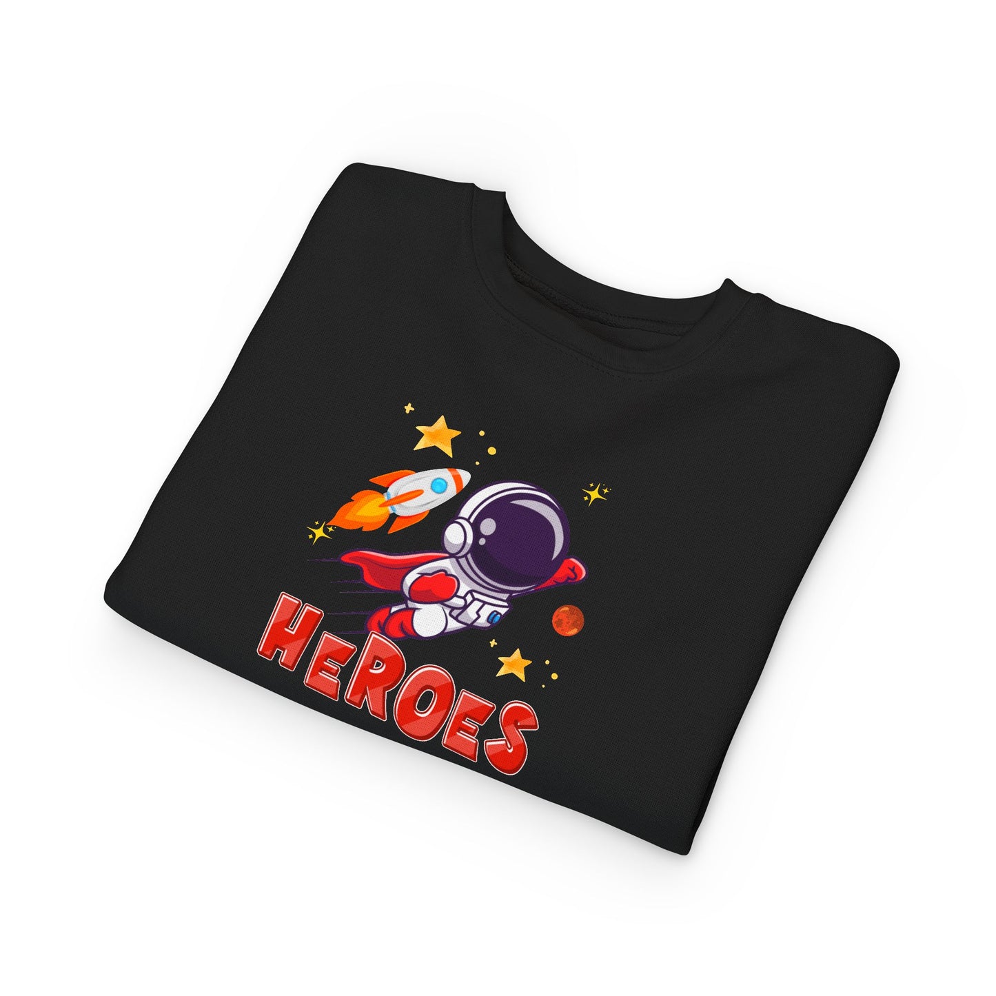 Toddler Astronaut Heroes Sweatshirt Cozy Space Themed Kids Outfit