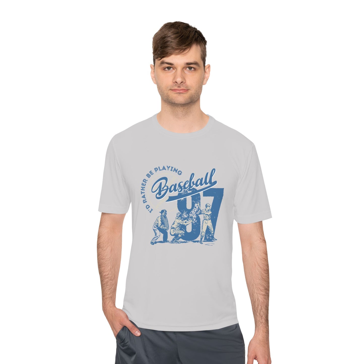 Vintage Baseball Unisex Tee Soft Summer Shirt for Sports